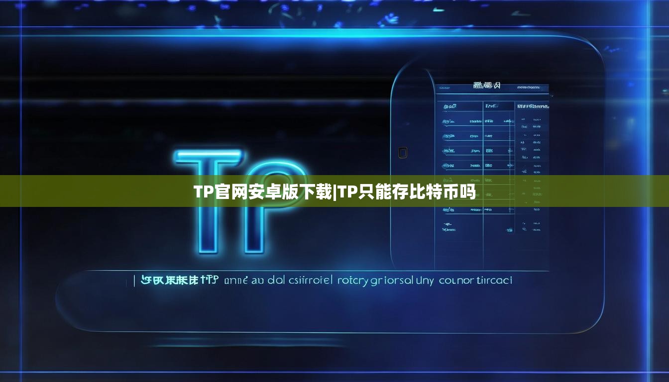 TP官网安卓版下载|TP只能存比特币吗