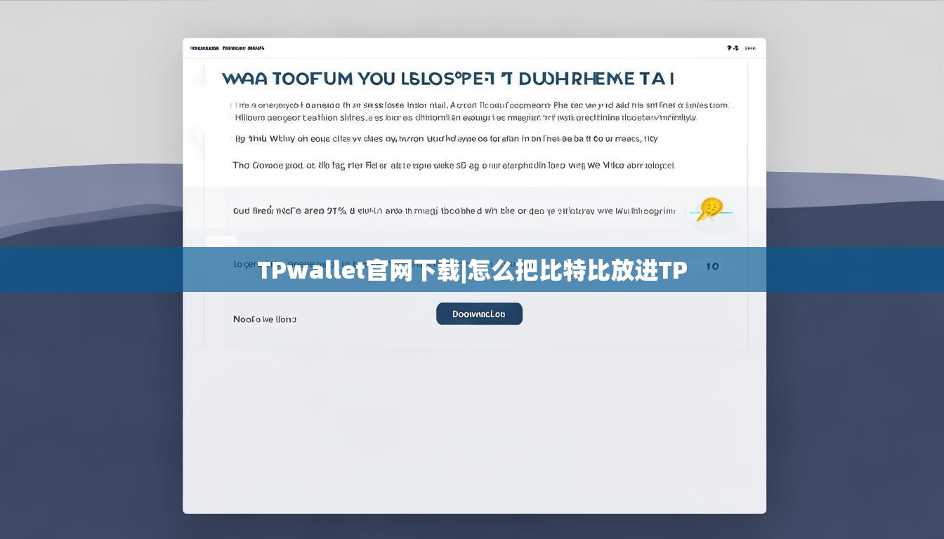 TPwallet官网下载|怎么把比特比放进TP