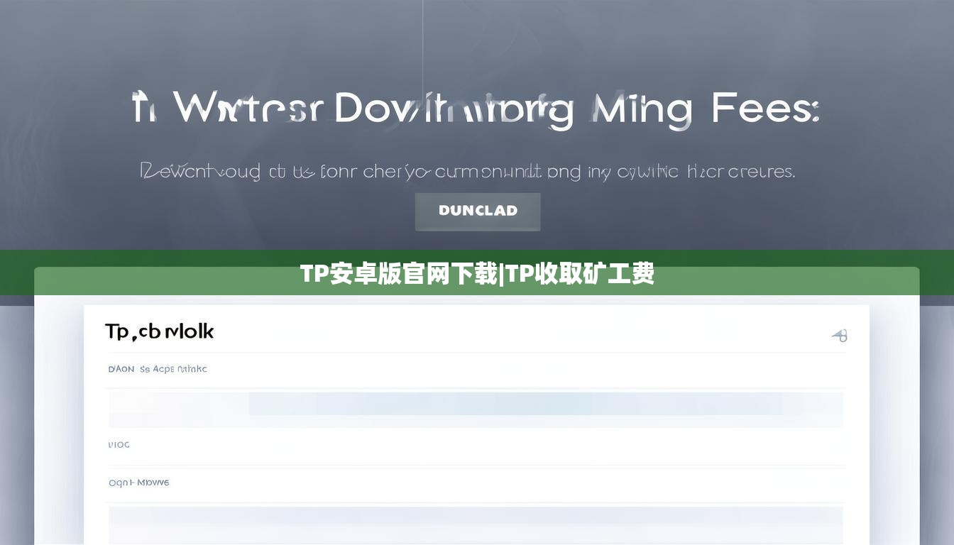 TP安卓版官网下载|TP收取矿工费