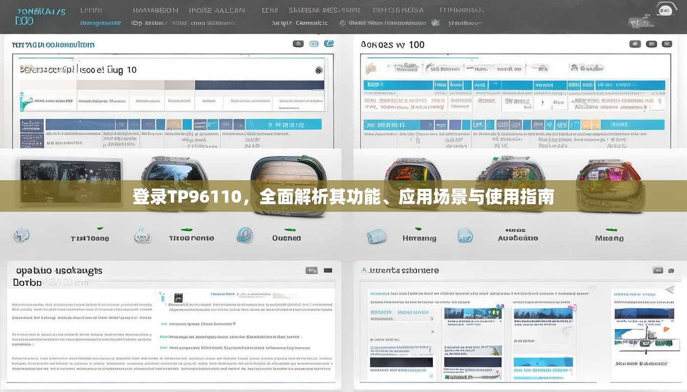 登录TP96110，全面解析其功能、应用场景与使用指南