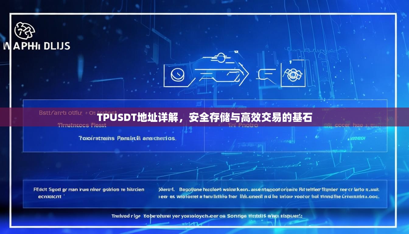 TPUSDT地址详解，安全存储与高效交易的基石