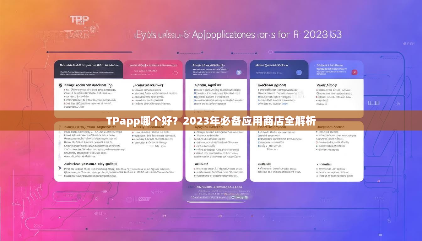 TPapp哪个好?2023年必备应用商店全解析 TPapp哪个好?2023年必备应用商店全解析