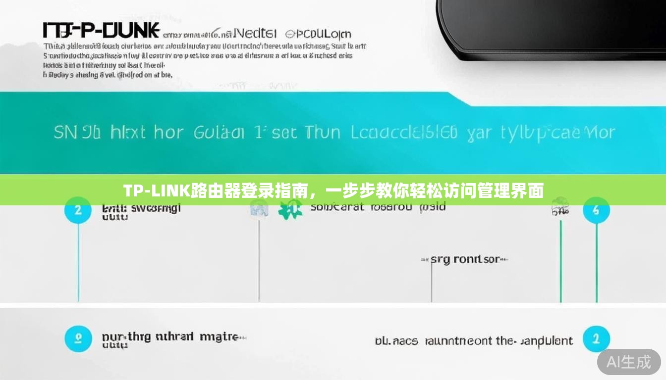 TP-LINK路由器登录指南，一步步教你轻松访问管理界面