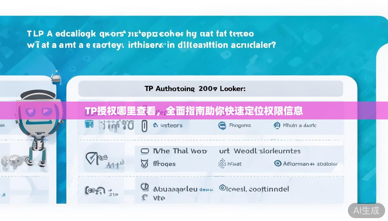TP授权哪里查看,全面指南助你快速定位权限信息 TP授权哪里查看,全面指南助你快速定位权限信息