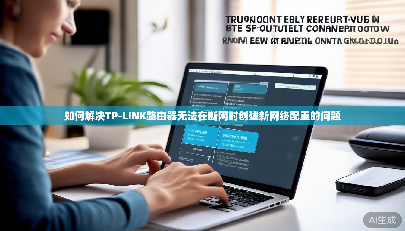 如何解决TP-LINK路由器无法在断网时创建新网络配置的问题