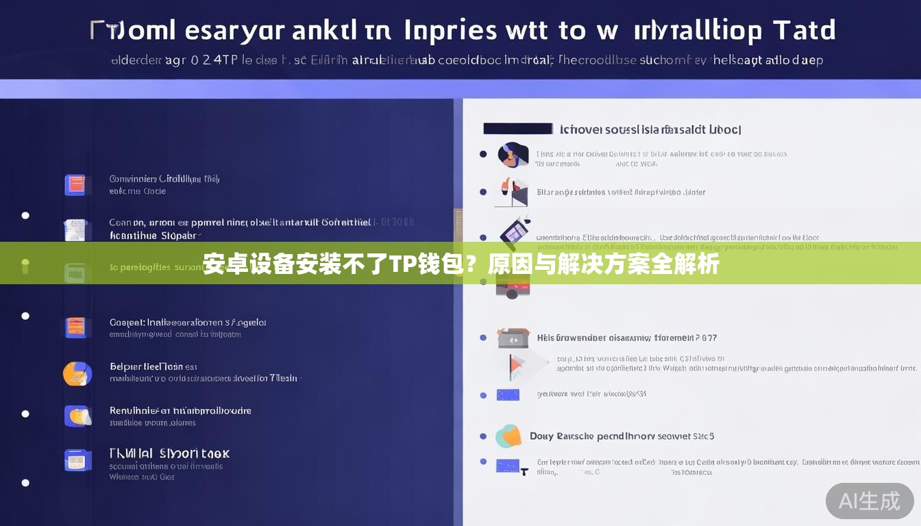 安卓设备安装不了TP钱包?原因与解决方案全解析 安卓设备安装不了TP钱包?原因与解决方案全解析