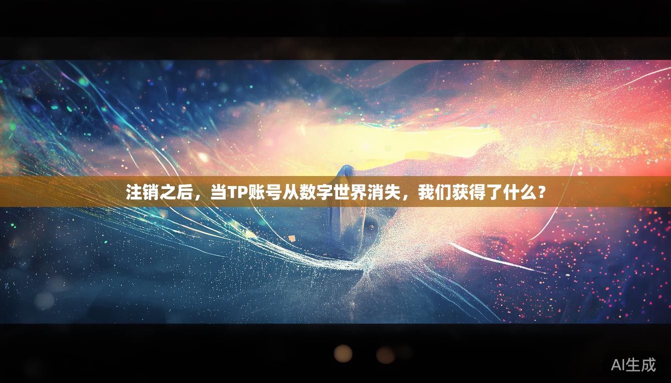 注销之后，当TP账号从数字世界消失，我们获得了什么？
