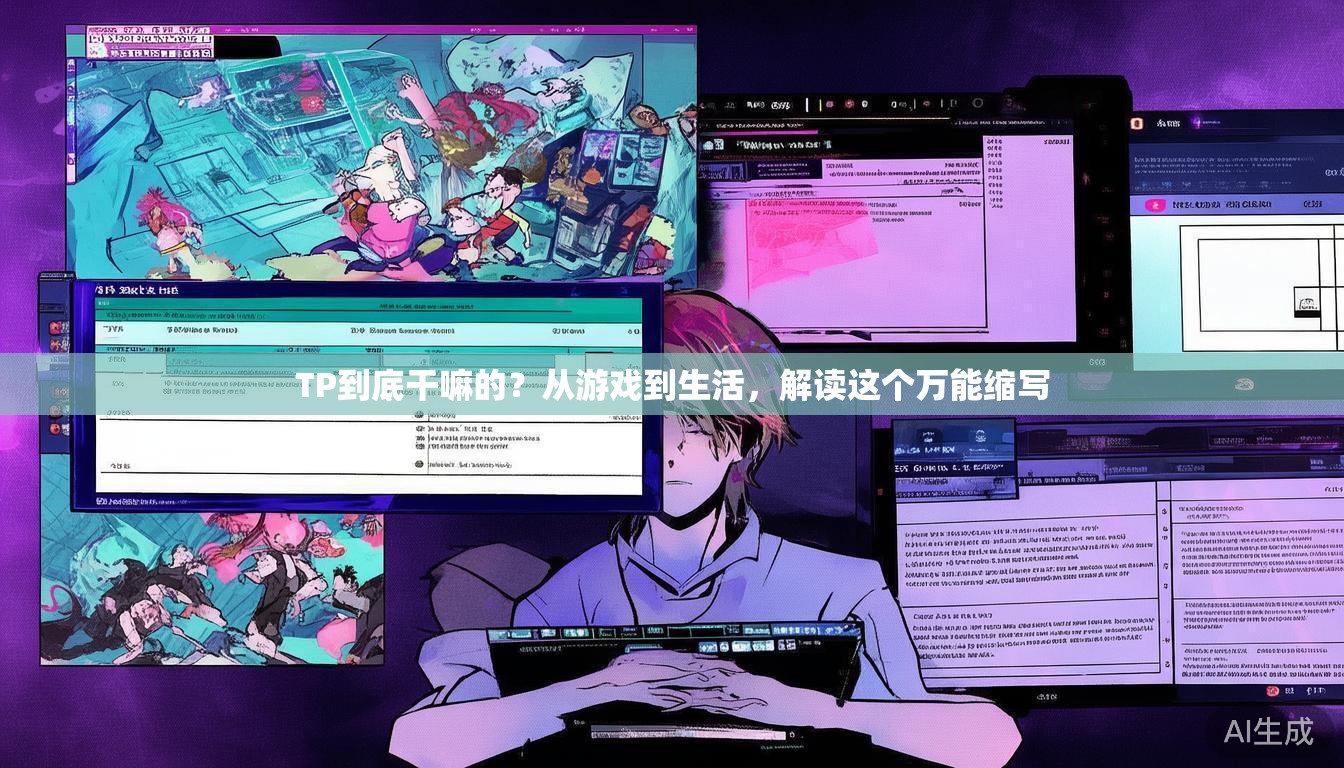 TP到底干嘛的？从游戏到生活，解读这个万能缩写