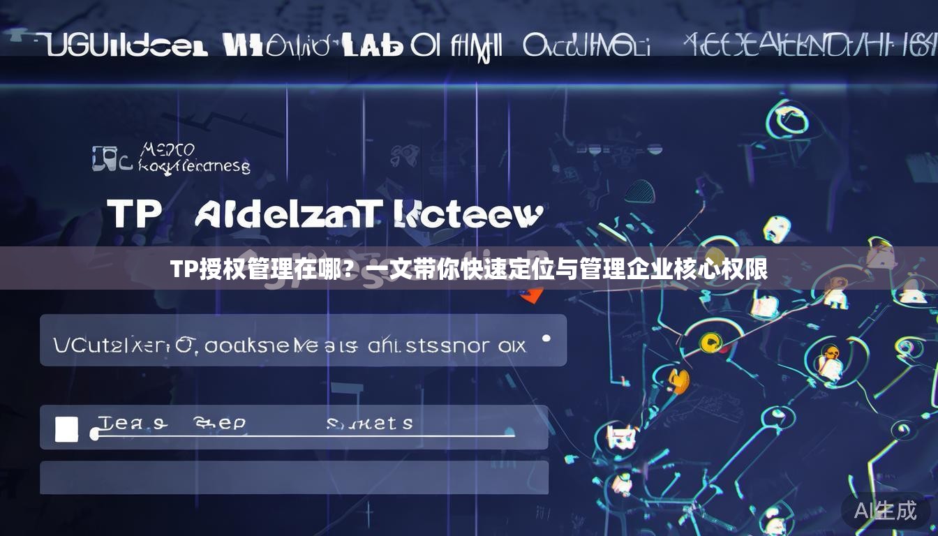 TP授权管理在哪？一文带你快速定位与管理企业核心权限