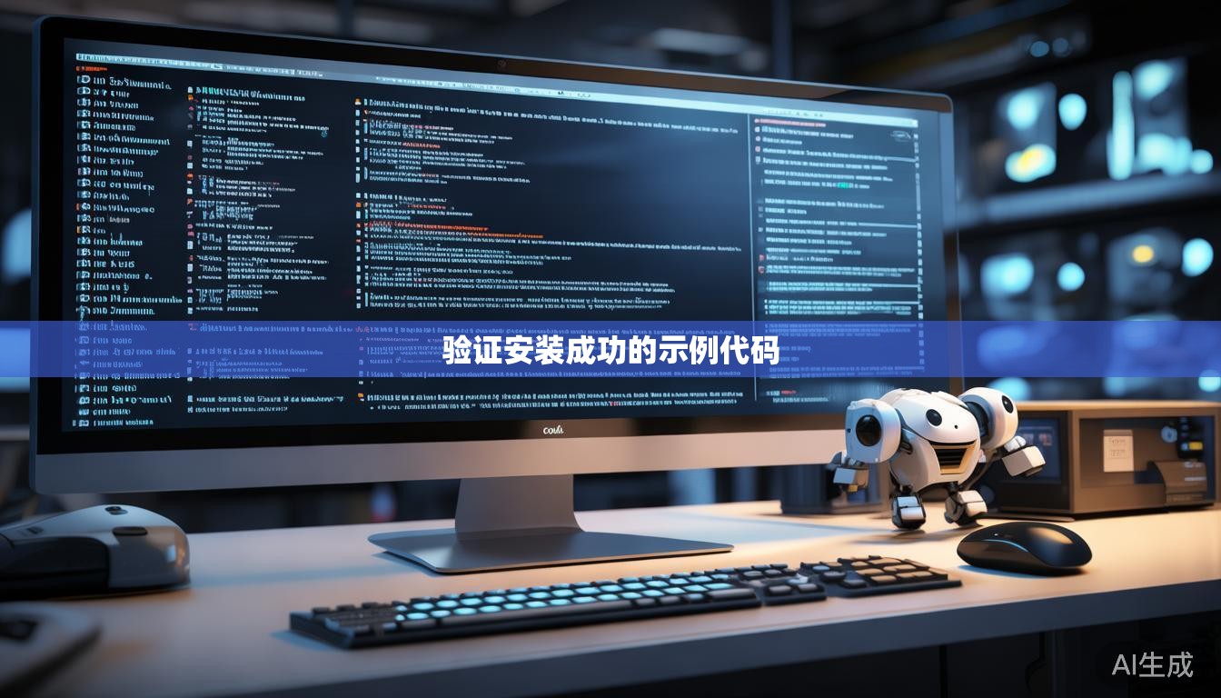 验证安装成功的示例代码 验证安装成功的示例代码