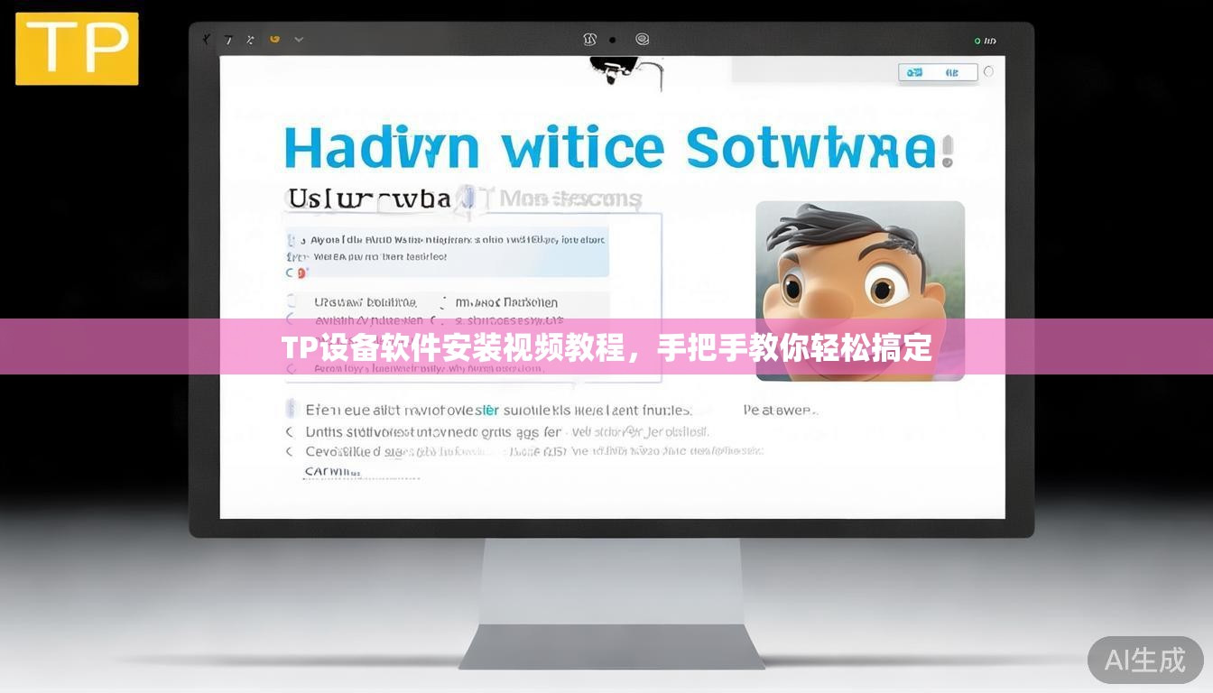 TP设备软件安装视频教程，手把手教你轻松搞定