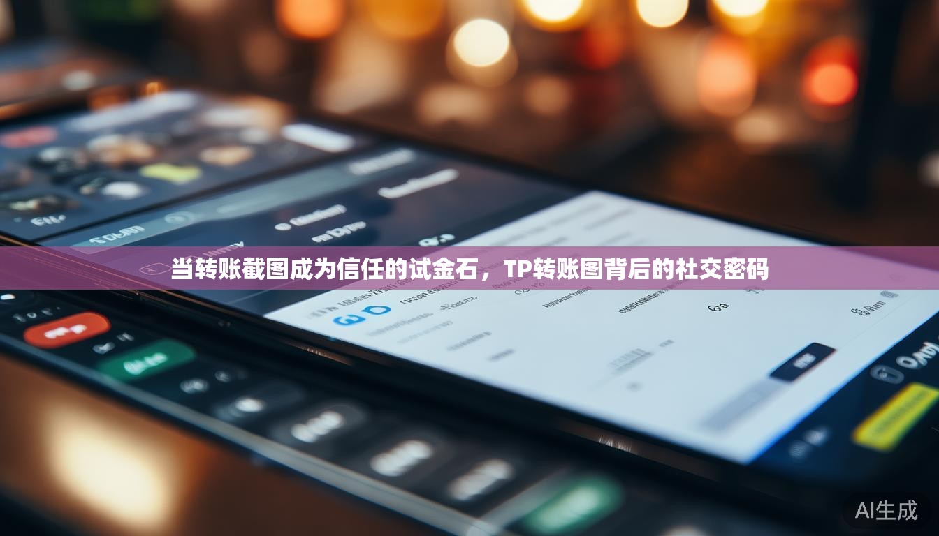 当转账截图成为信任的试金石，TP转账图背后的社交密码