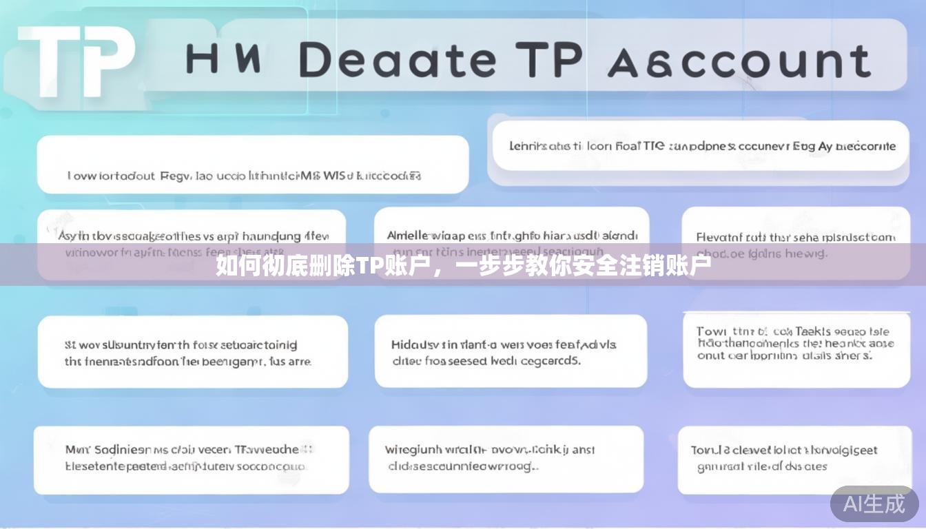 如何彻底删除TP账户，一步步教你安全注销账户